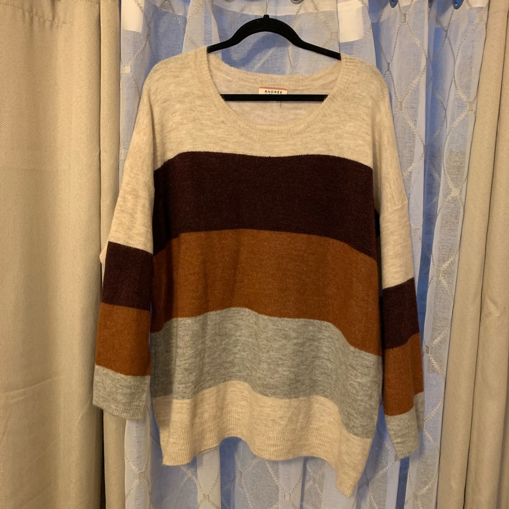 Color block sweater